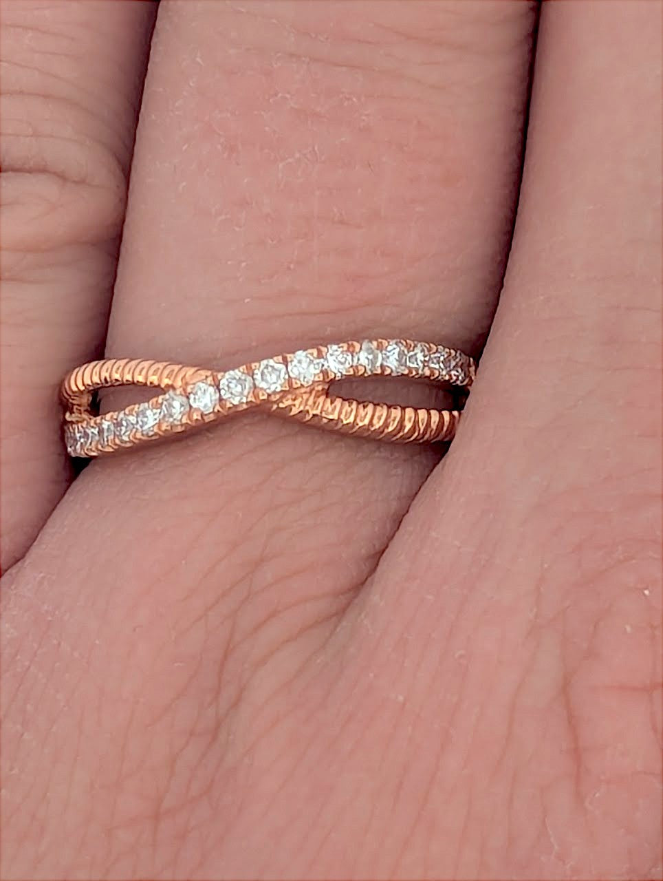 Anika | 10K Rose Gold | Natural Diamond | Ring