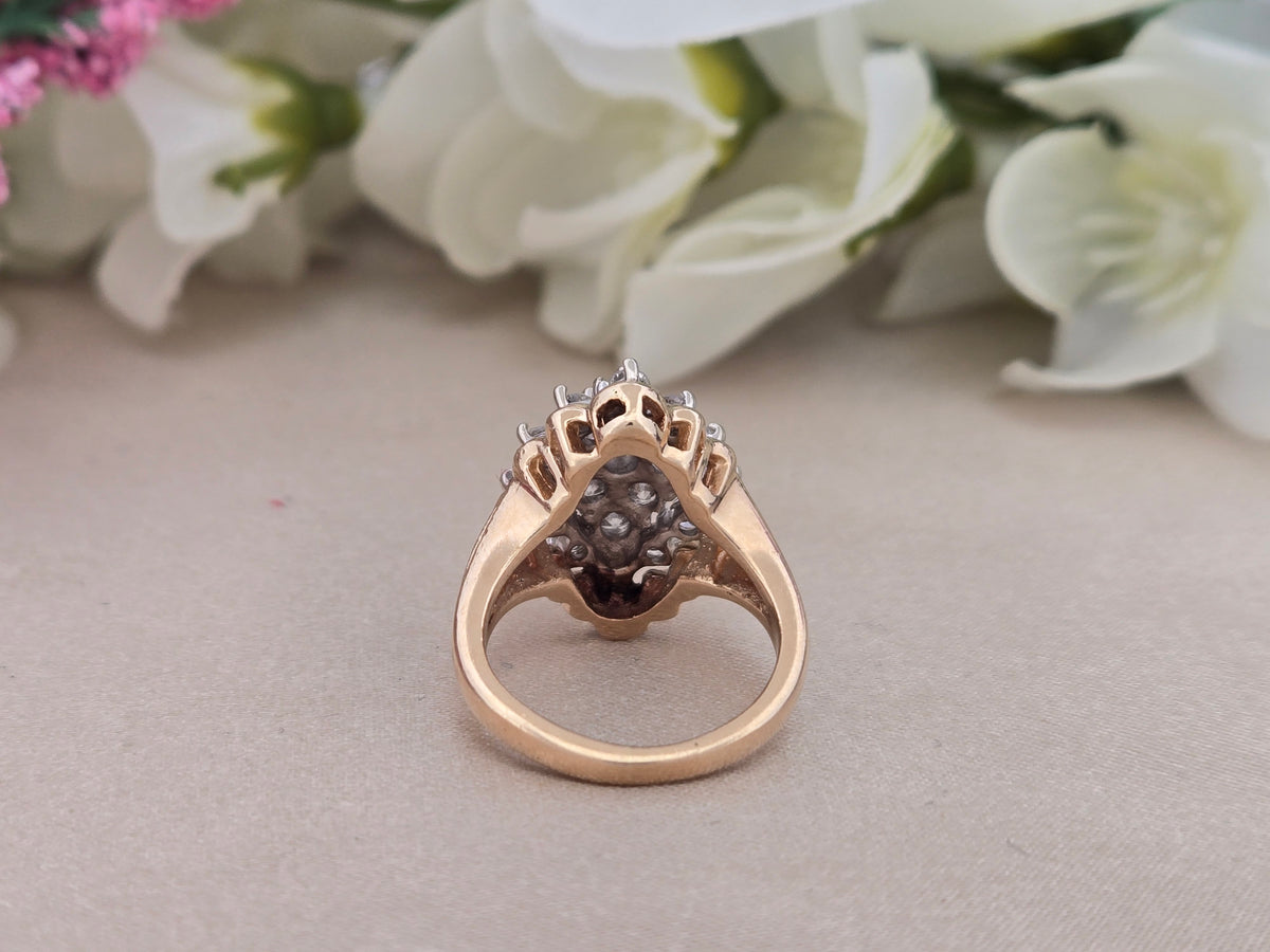 Maci | 14K Yellow Gold | Natural Diamonds | Size 3 | Ring