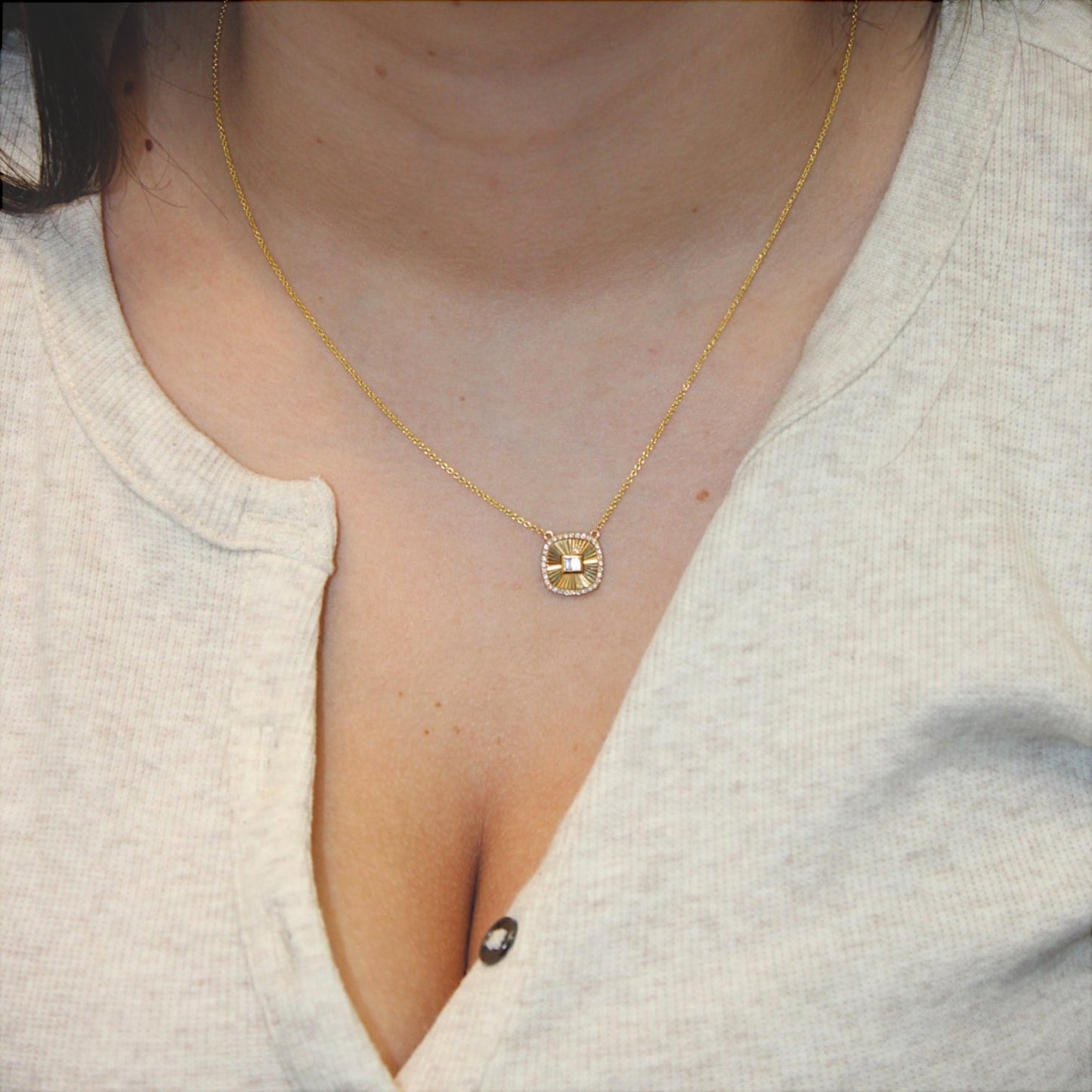 Lennox | 18k Yellow Gold | Natural Diamond | Necklace