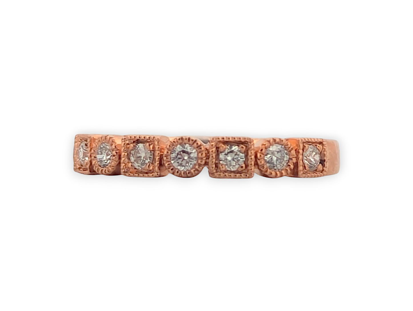 Lucinda | 10K Rose Gold | Natural Diamond | Ring