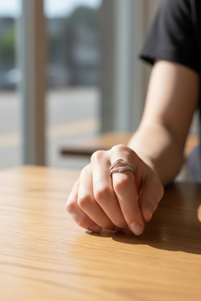 Azalea | 14K White Gold | Natural Diamond | Ring