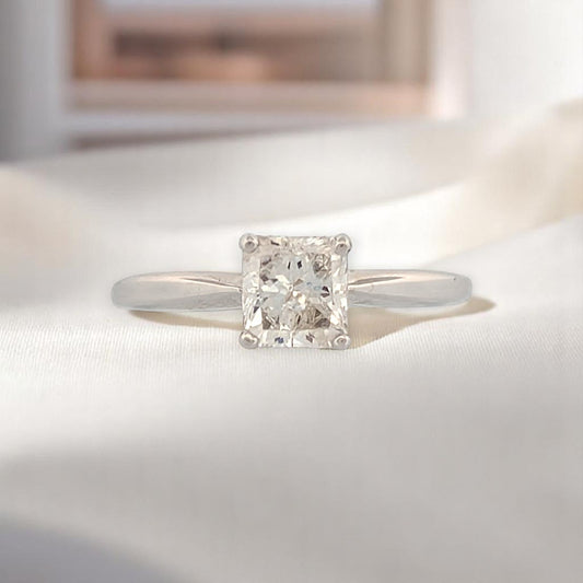 Harriet | 14K White Gold | Natural Diamond | Ring