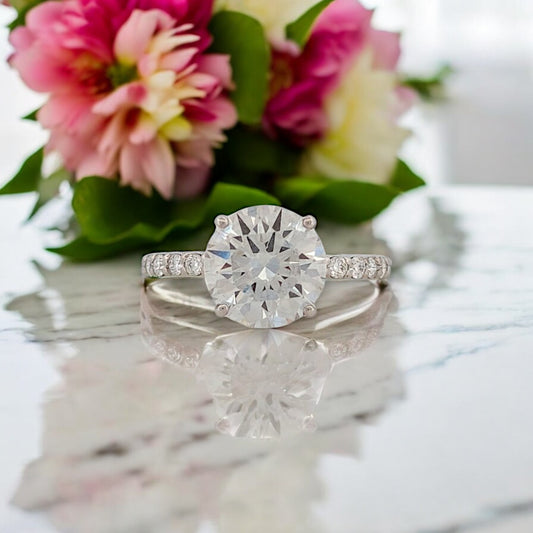 Rain | 14K White Gold | Lab Diamond | Ring