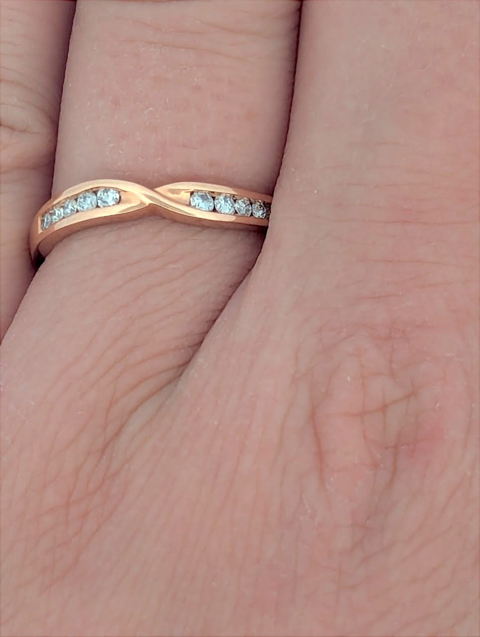 Arden | 10K Rose Gold | Natural Diamond | Ring