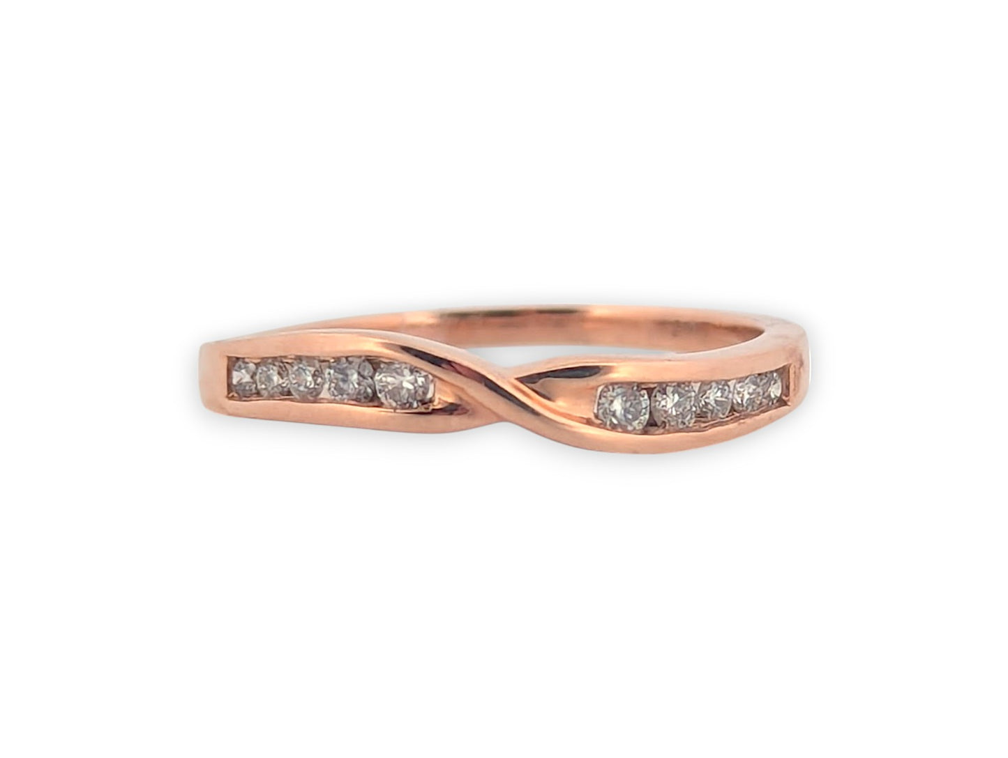 Arden | 10K Rose Gold | Natural Diamond | Ring