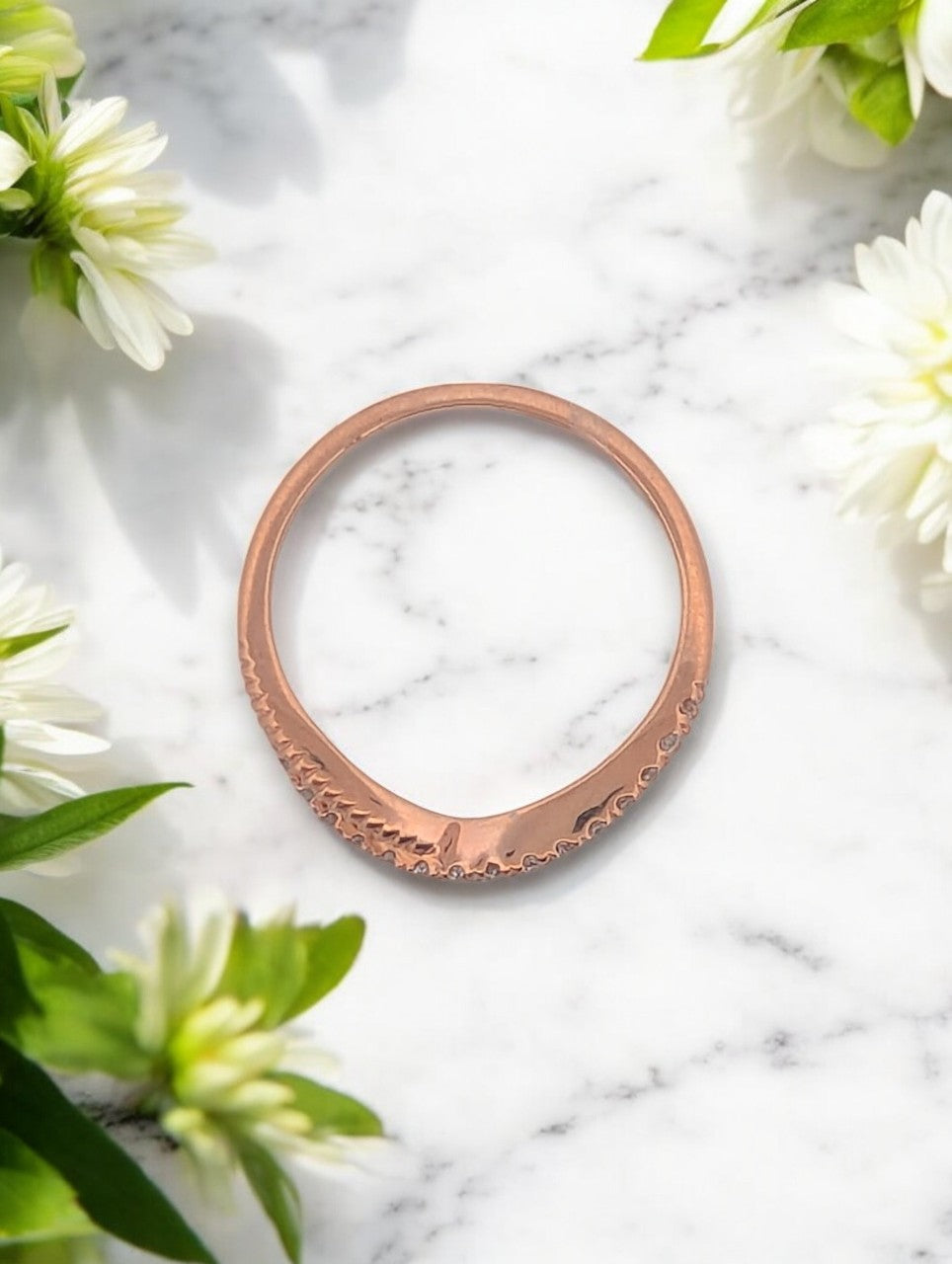 Anika | 10K Rose Gold | Natural Diamond | Ring