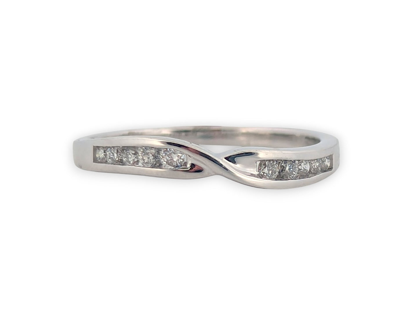 Sabine | 10K White Gold | Natural Diamond | Ring
