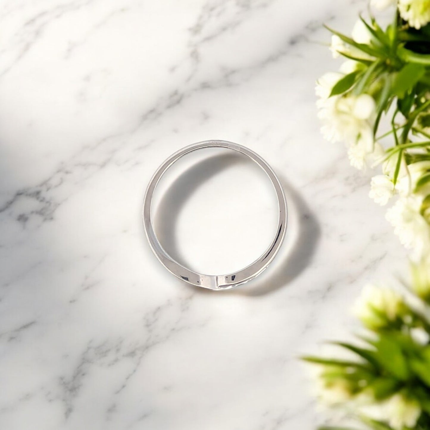 Sabine | 10K White Gold | Natural Diamond | Ring