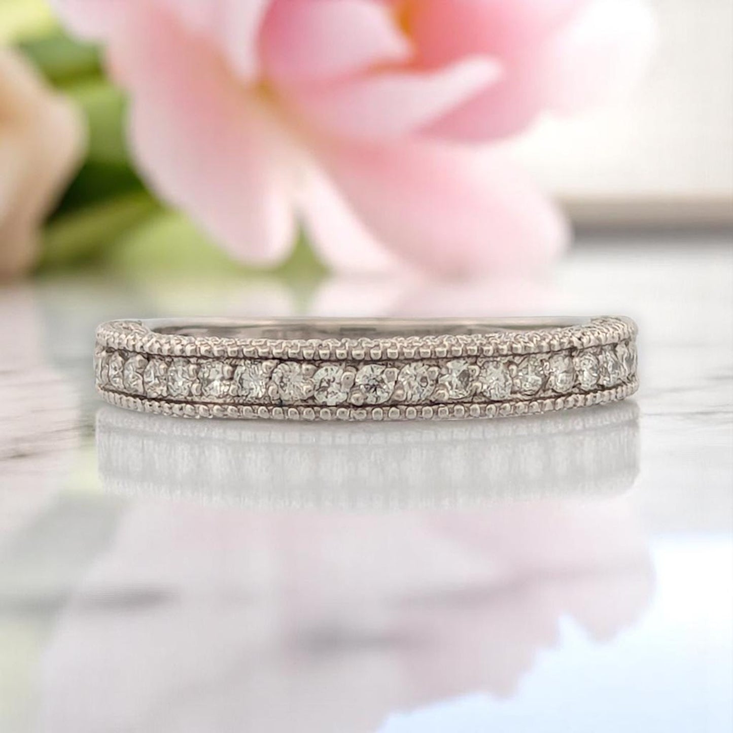 Carmel Ring | 14k White Gold | Natural Diamond | Ring