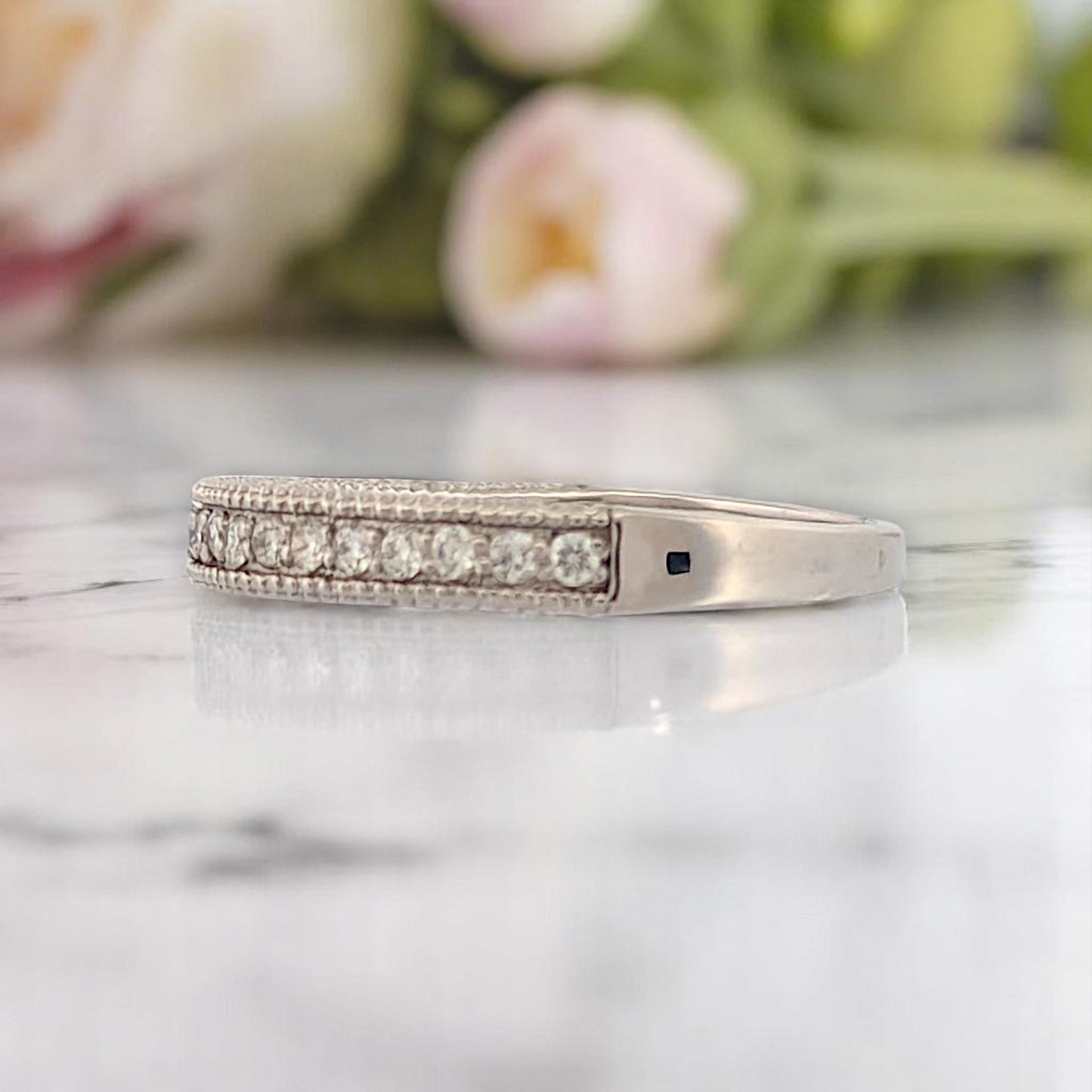 Carmel Ring | 14k White Gold | Natural Diamond | Ring