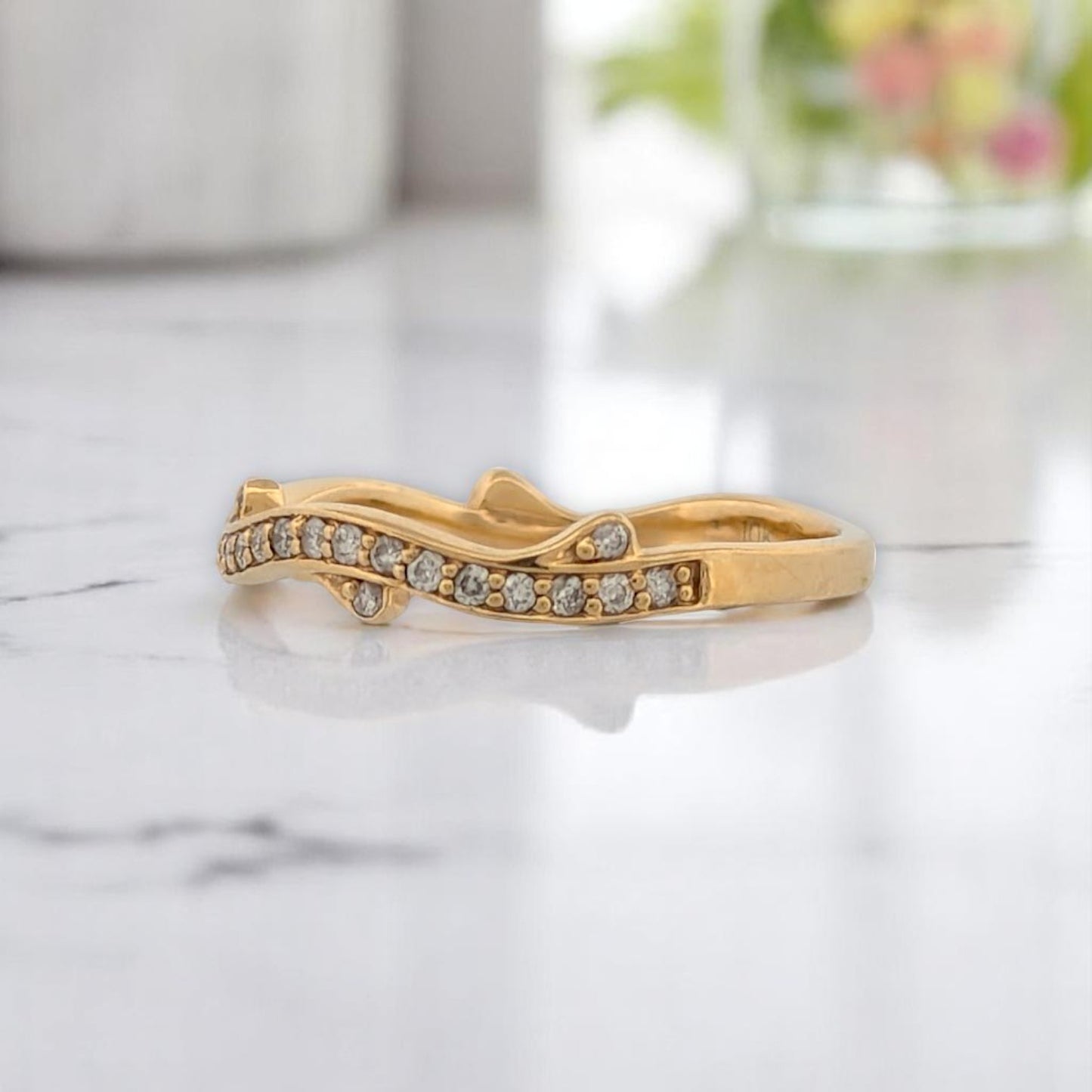 Fannie | 10K Yellow Gold | Natural Diamond | Ring