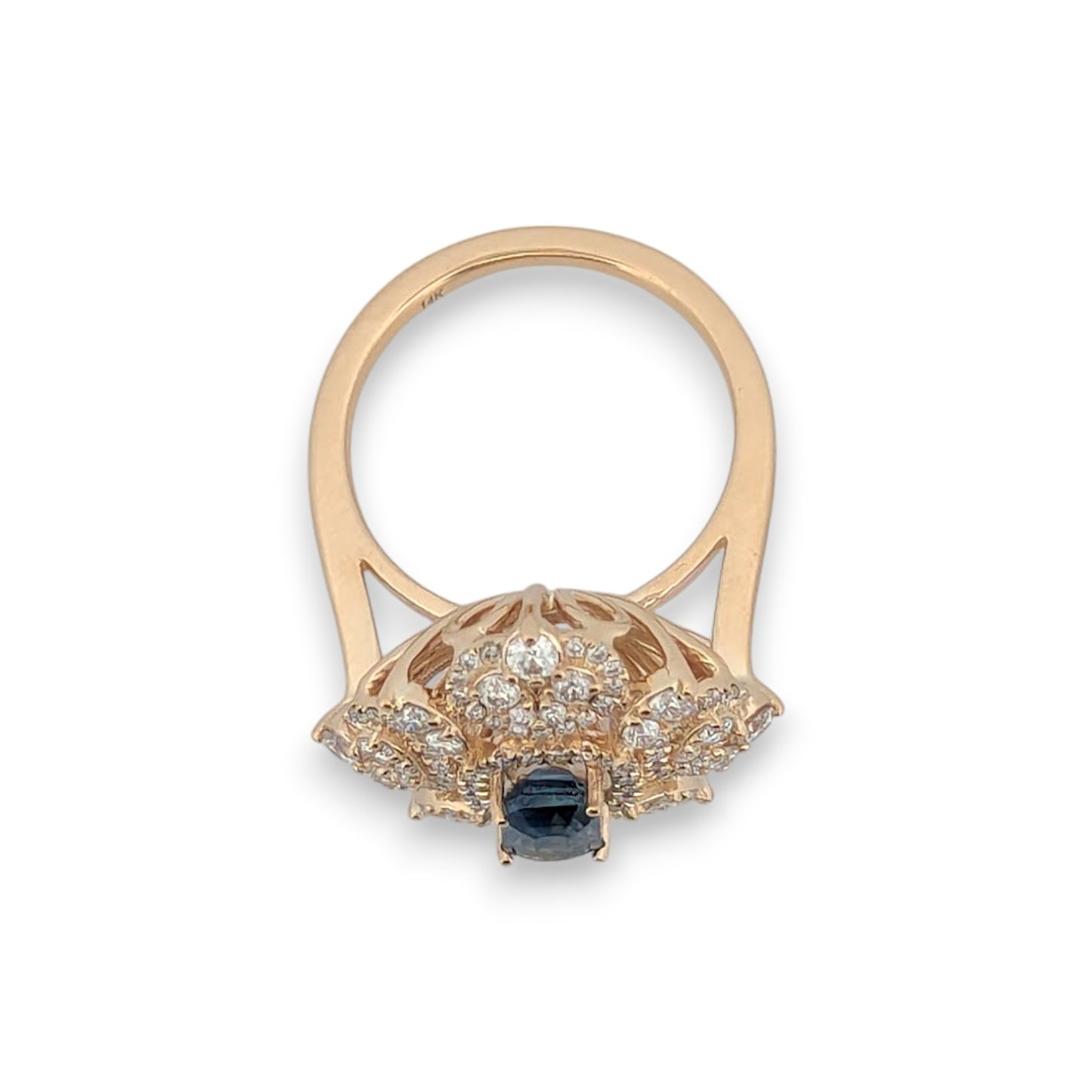 Briarcliff | 14k Yellow Gold | Sapphire and Natural Diamond | Ring