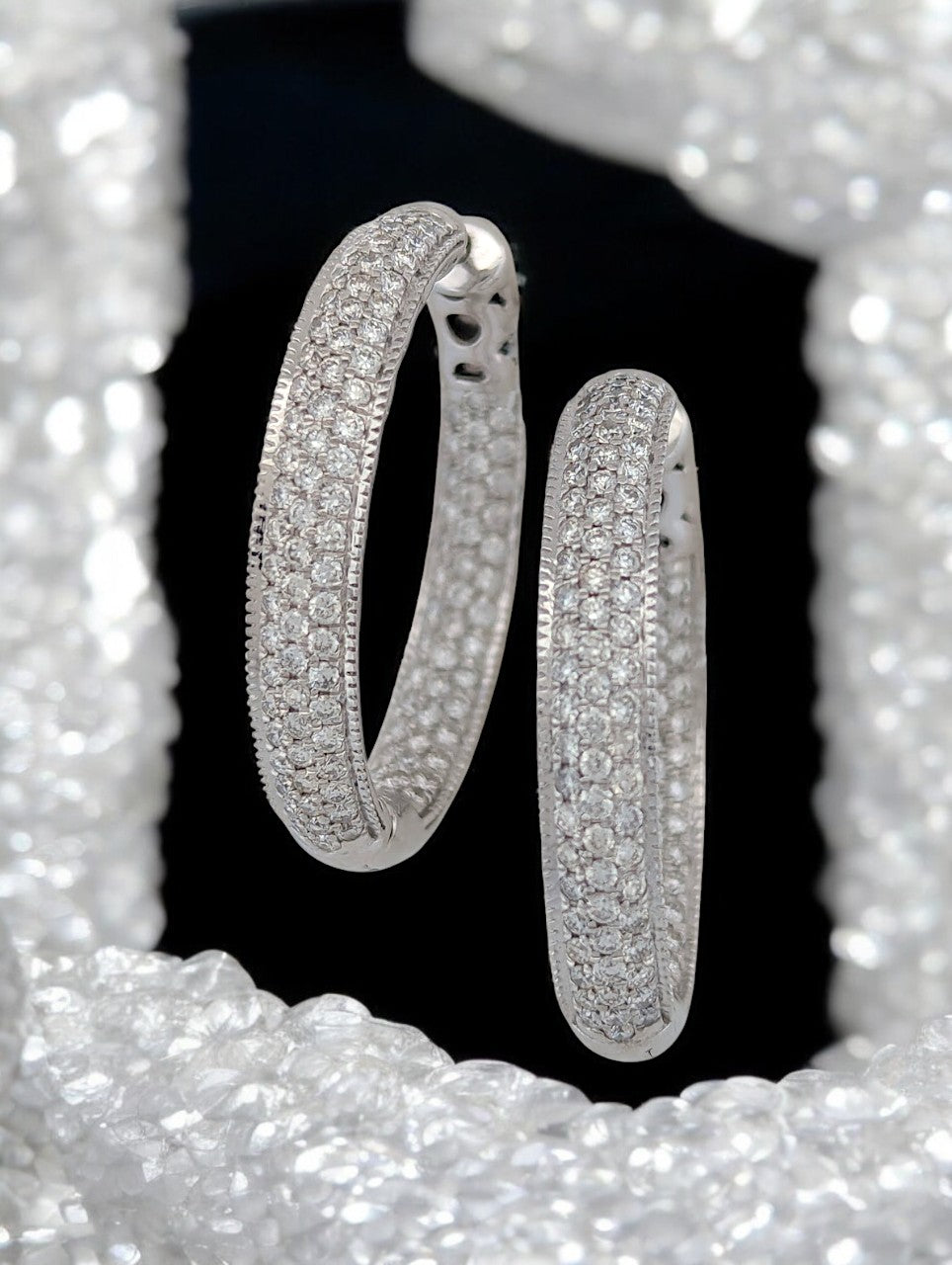 Fifer | 14k White Gold | Natural Diamond | Earrings