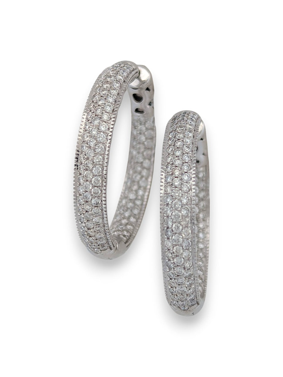Fifer | 14k White Gold | Natural Diamond | Earrings