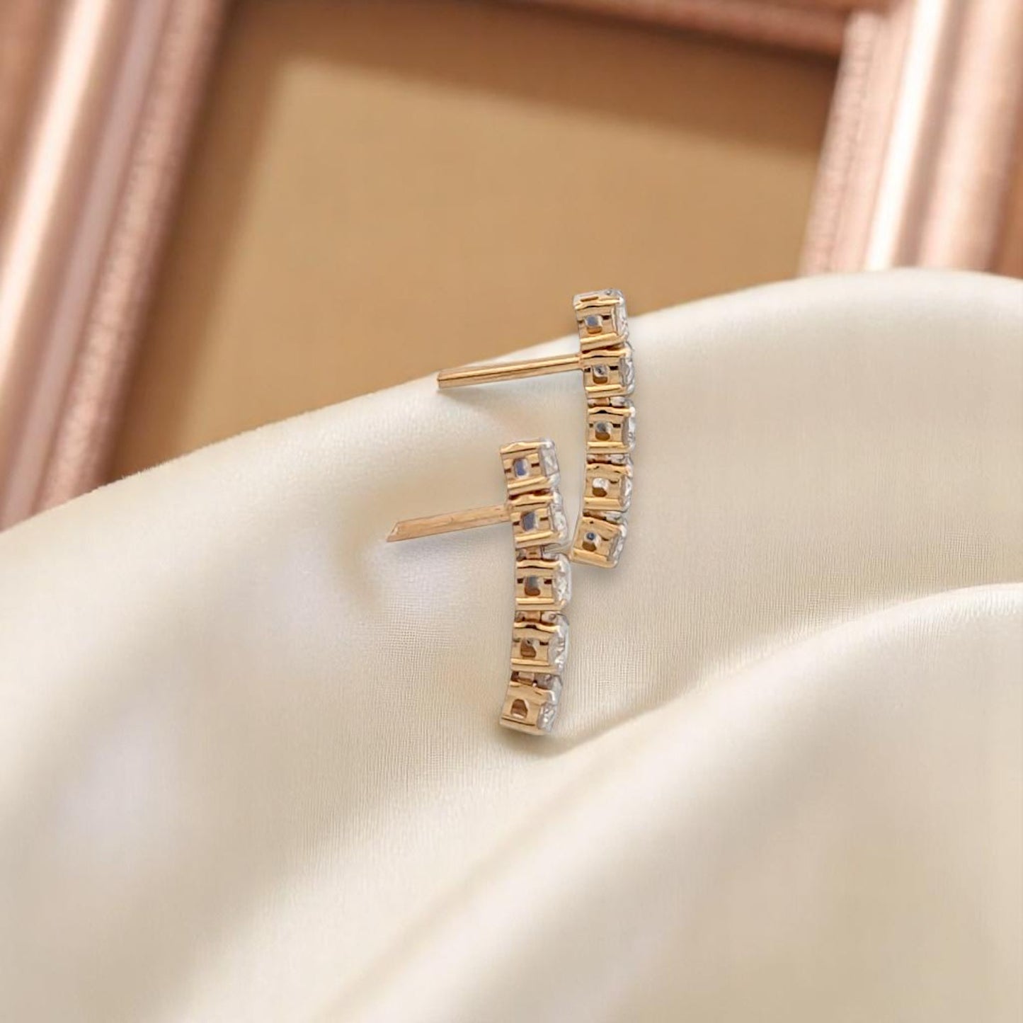 Chrys | 14K Yellow Gold | Diamond | Earrings