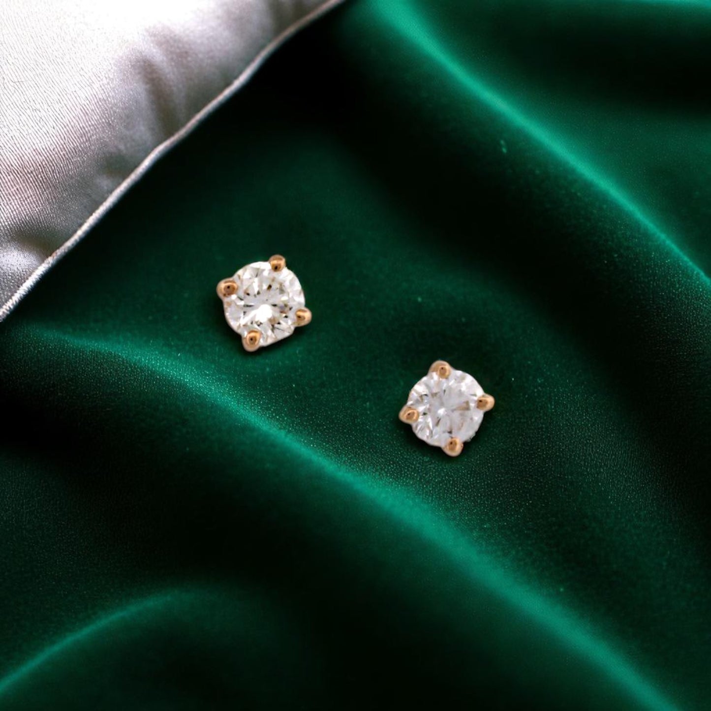 Baylor | 14k Yellow Gold | Lab Diamond | Earrings