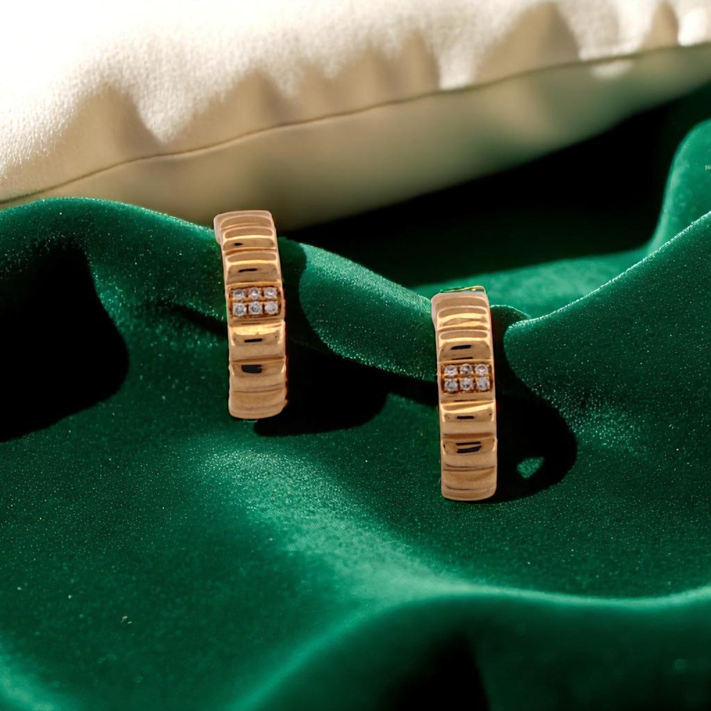 Aspen | 18K Yellow Gold | Natural Diamond | Earrings