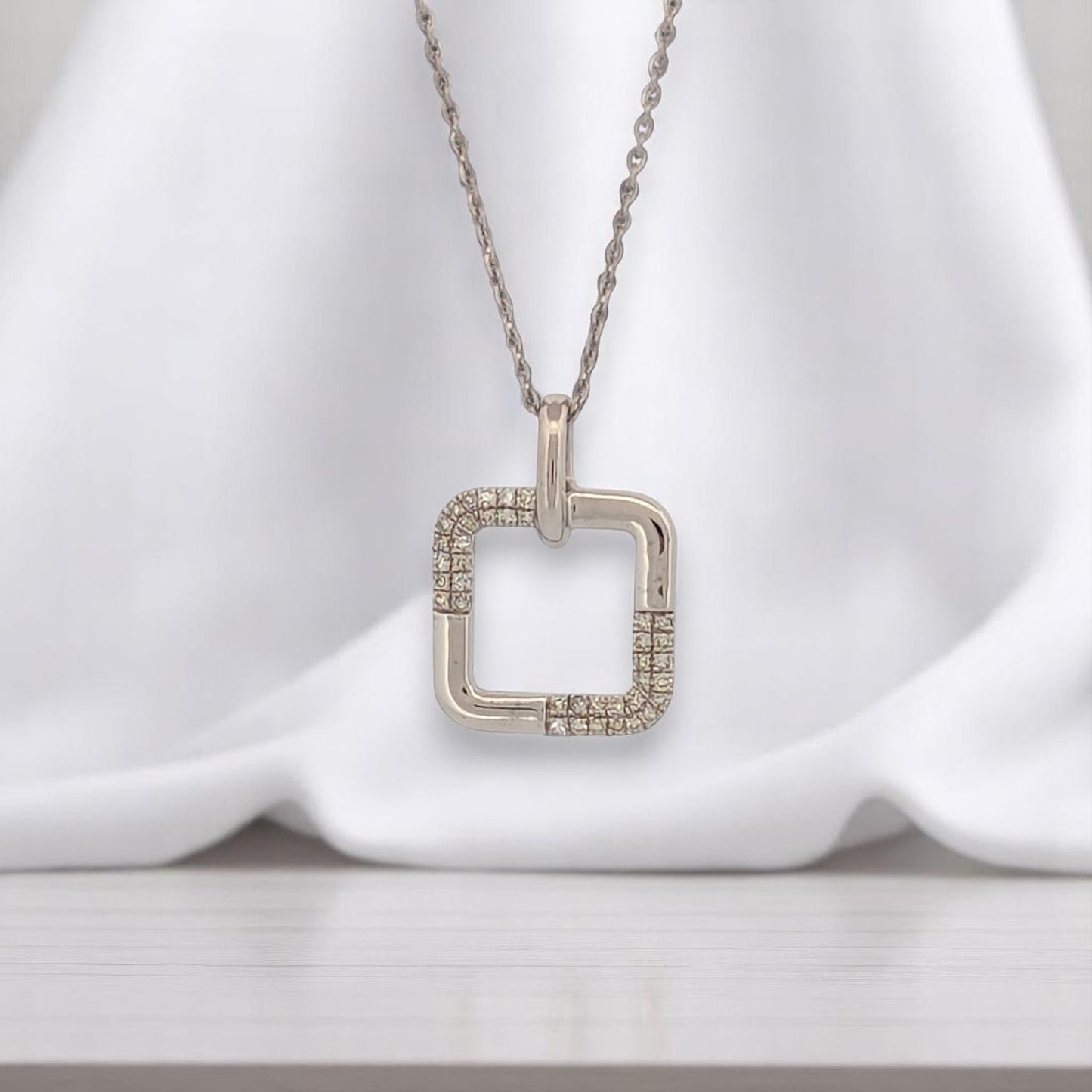 Hazel | 10k Yellow Gold | Sapphire and Diamond | Necklace