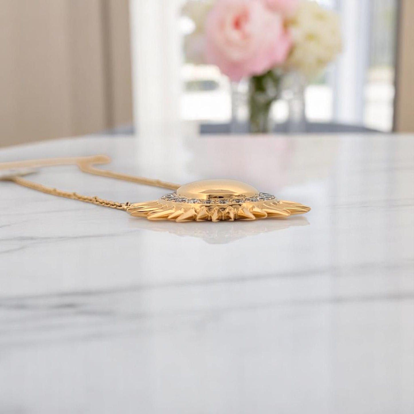 Veridian | 18K Yellow Gold | Natural Diamond | Necklace