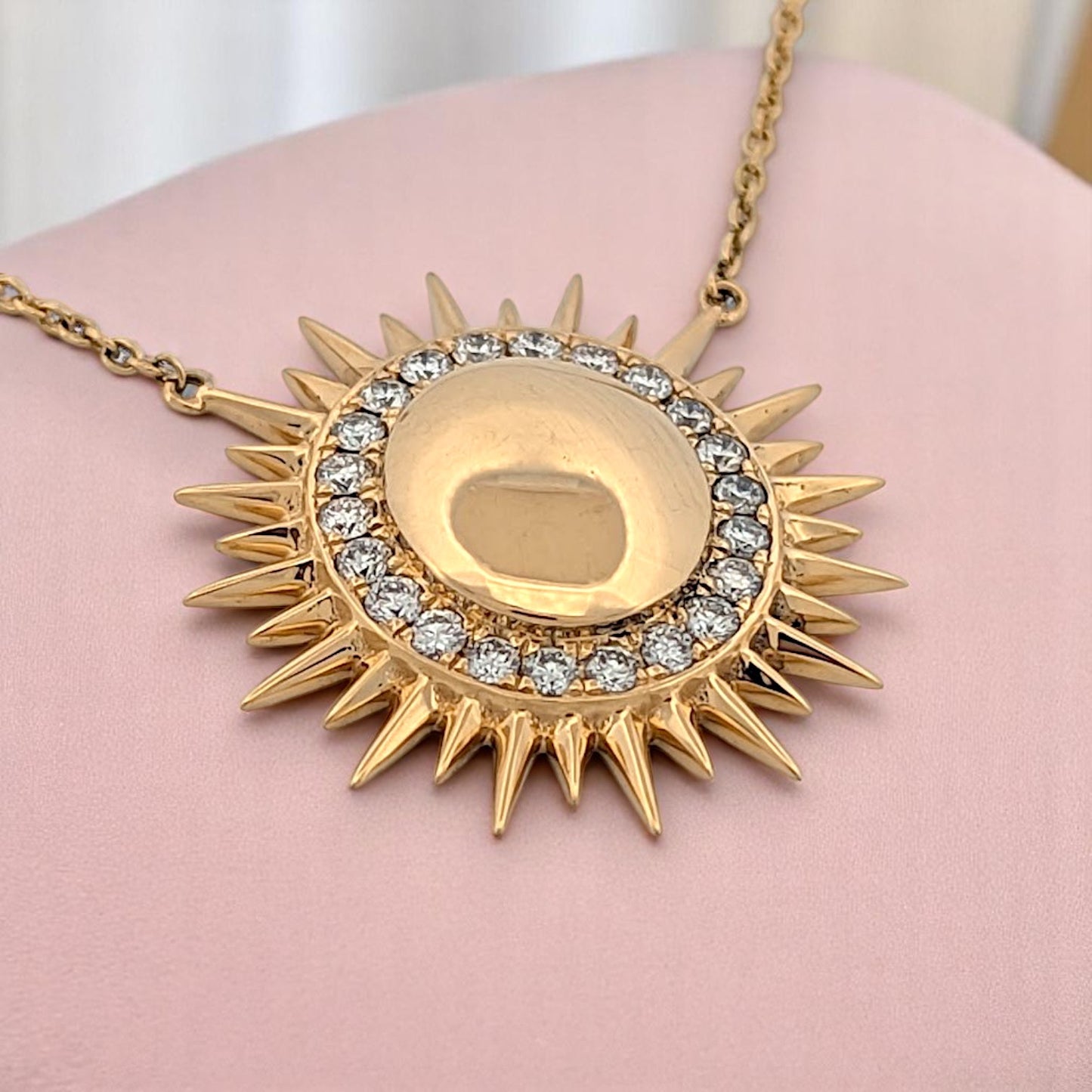 Veridian | 18K Yellow Gold | Natural Diamond | Necklace