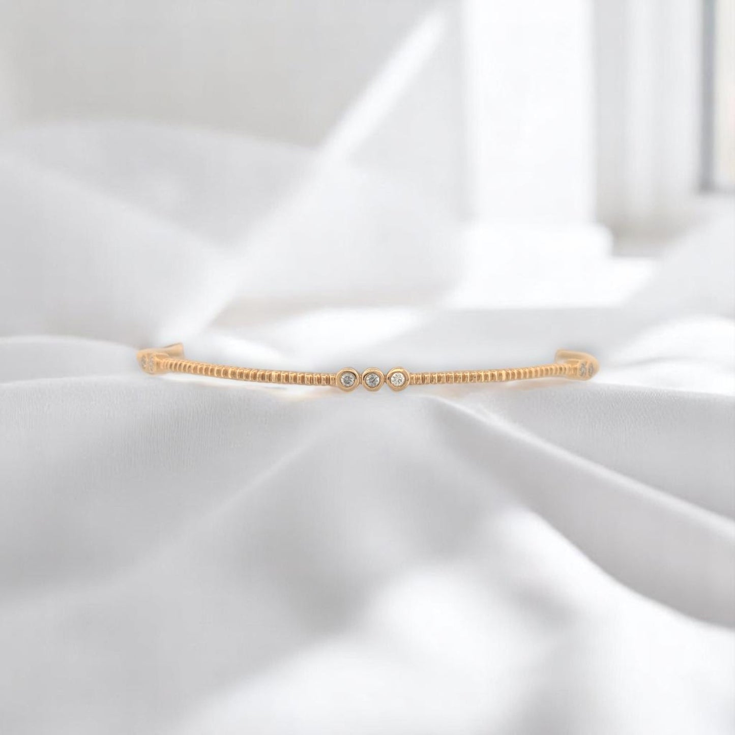 Sunniva | 14K Yellow Gold | Natural Diamond | Bracelet