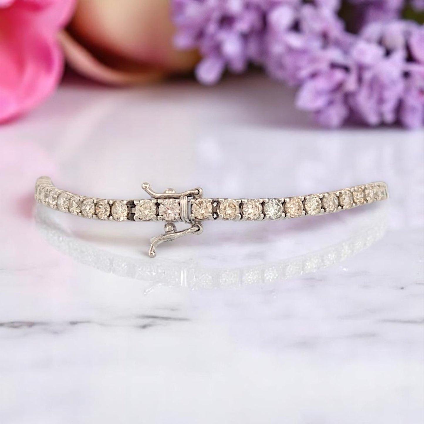 Bethel | 14K White Gold | Natural Diamond | Bracelet