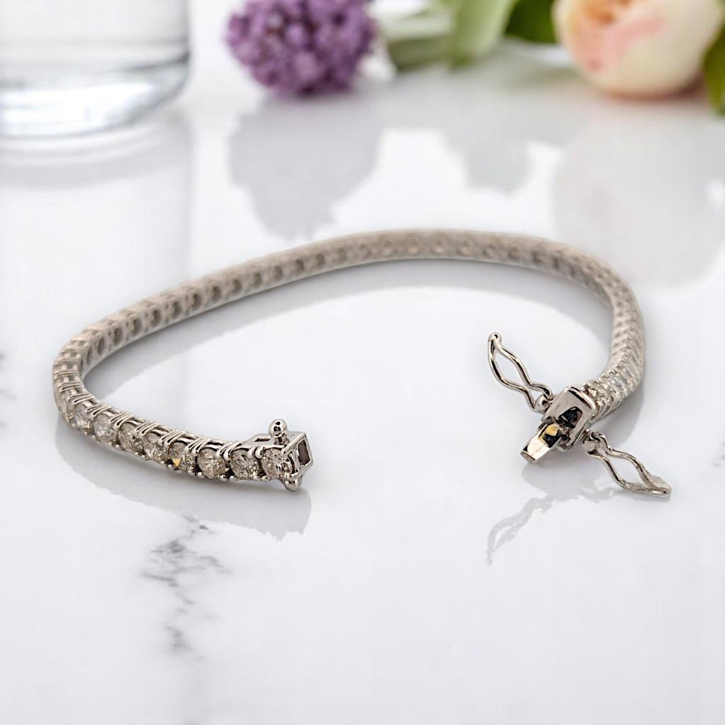 Bethel | 14K White Gold | Natural Diamond | Bracelet