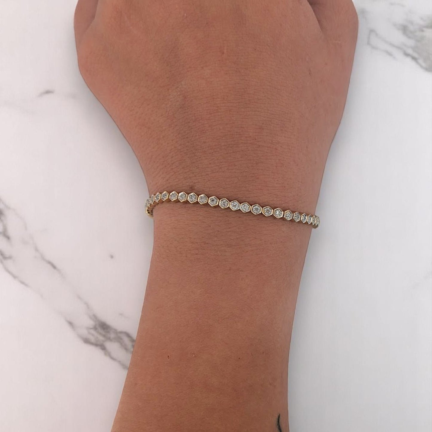 Solene | 10K Yellow Gold | Natural Diamond | Bracelet