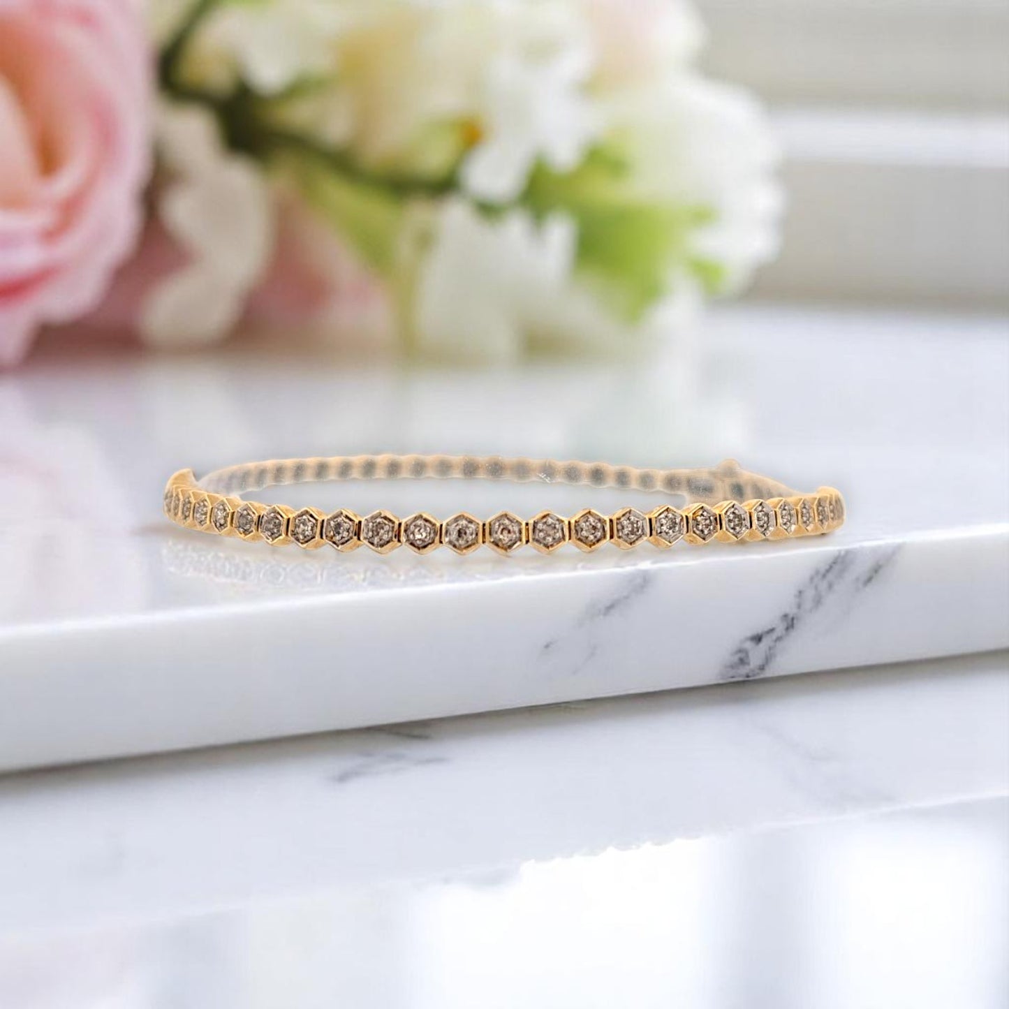 Solene | 10K Yellow Gold | Natural Diamond | Bracelet