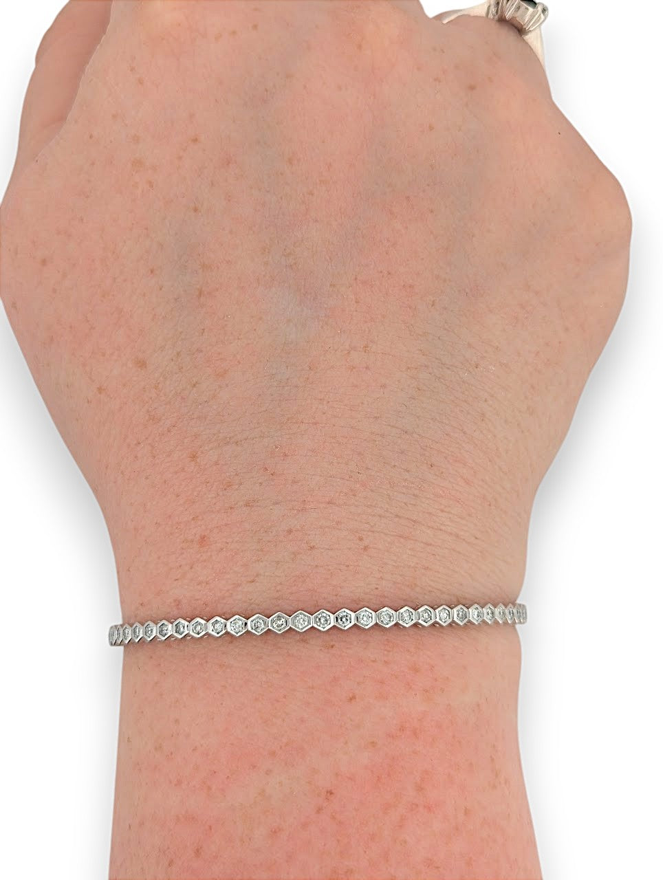 Echo | 14K White Gold | Natural Diamond | Bracelet