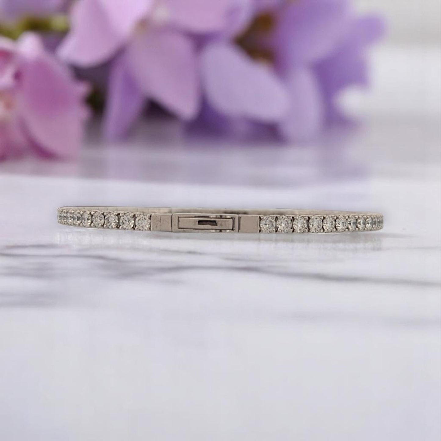 Zella | 14K White Gold | Lab Diamond | Bracelet