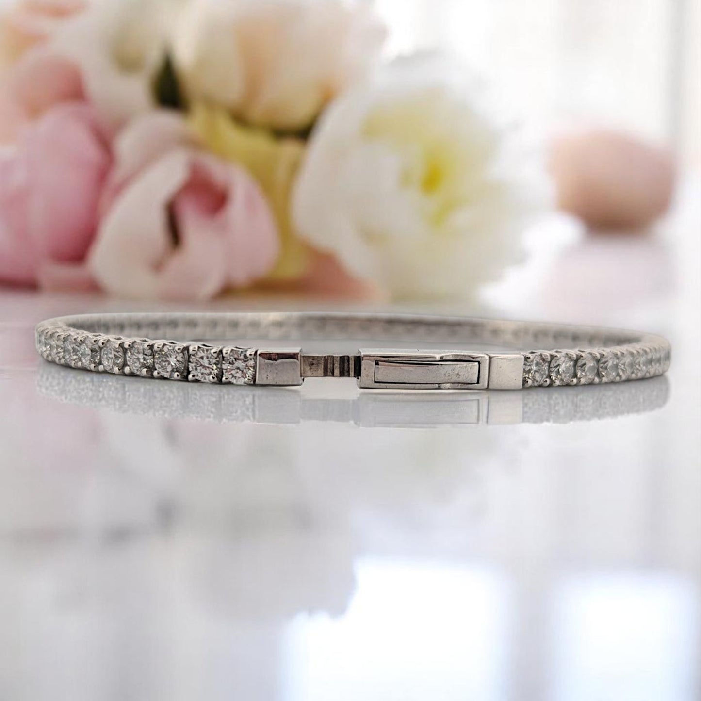 Zella | 14K White Gold | Lab Diamond | Bracelet