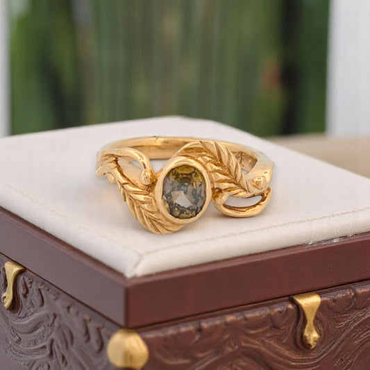 Leontine | 14k Yellow Gold | Sapphire | Ring