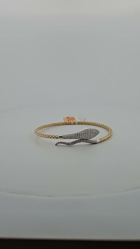 Amber | 14k Yellow Gold | Bracelet | Diamond