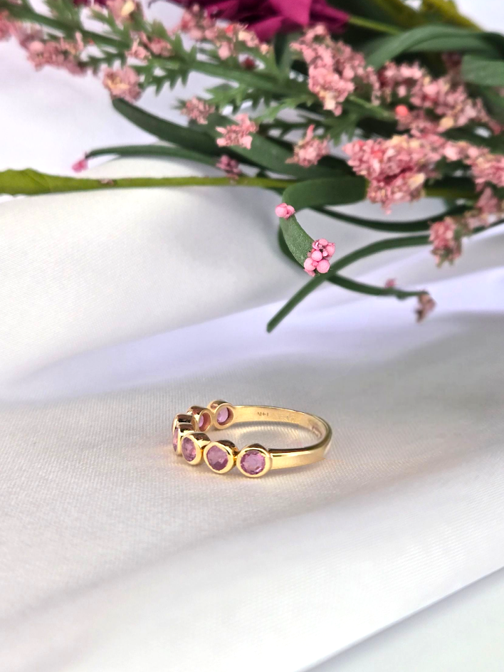 Lori | 14k Yellow Gold | Pink Sapphire | Ring