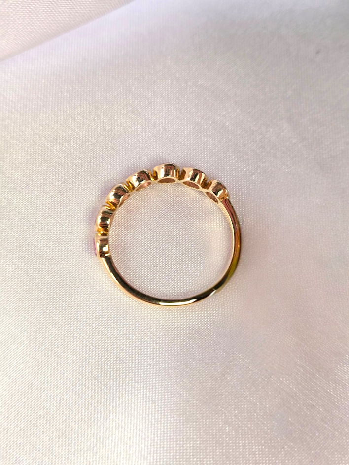 Lori | 14k Yellow Gold | Pink Sapphire | Ring