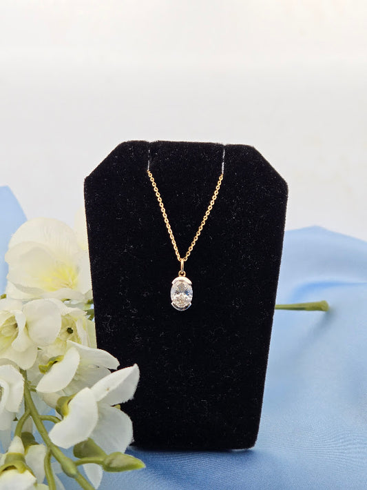 Mia | 14k Yellow Gold | Diamond | Necklace