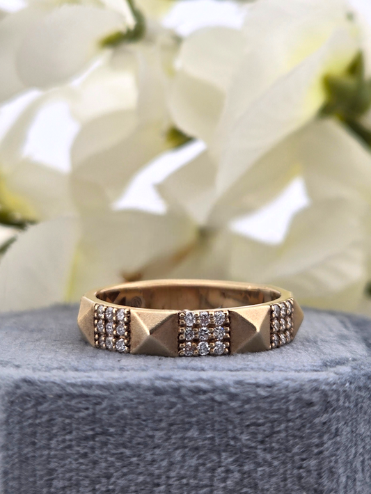Delaney | 14k Yellow Gold | Natural Diamond | Ring