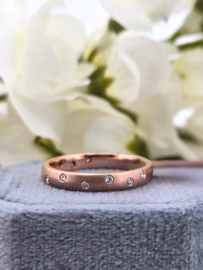 Colleen | 14k Rose Gold | Natural Diamond | Ring