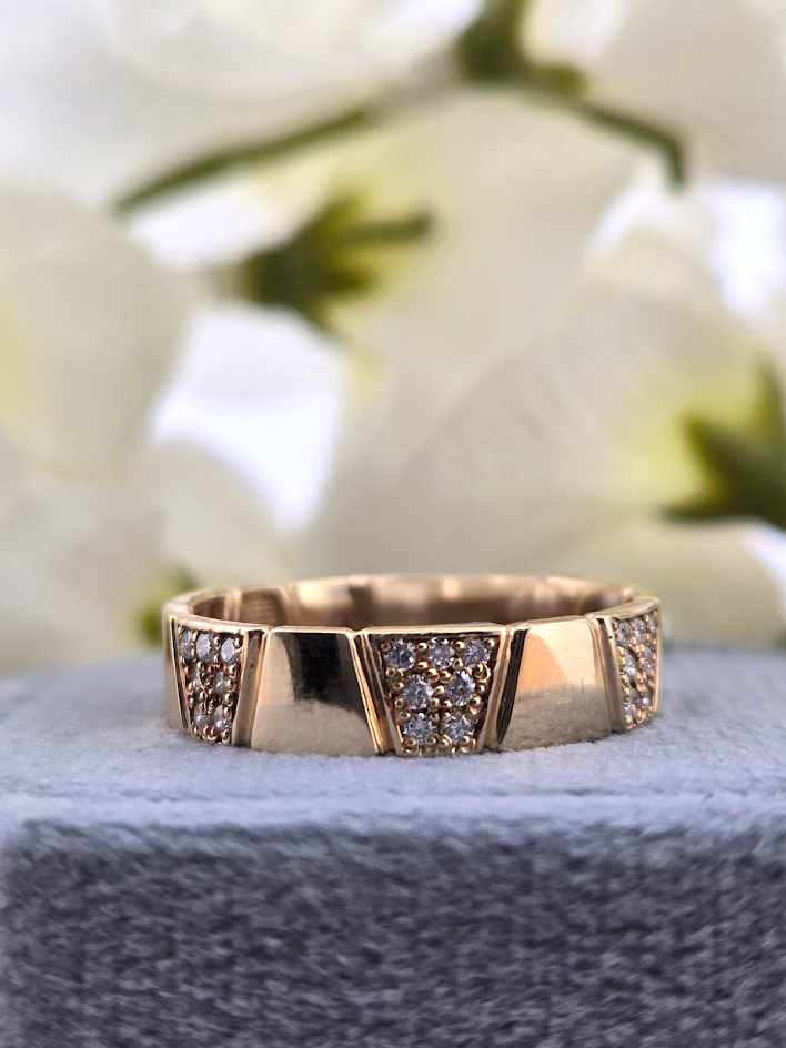 Tori | 14k Yellow Gold | Natural Diamond | Ring