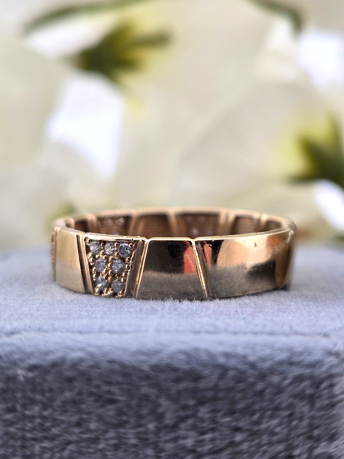 Tori | 14k Yellow Gold | Natural Diamond | Ring