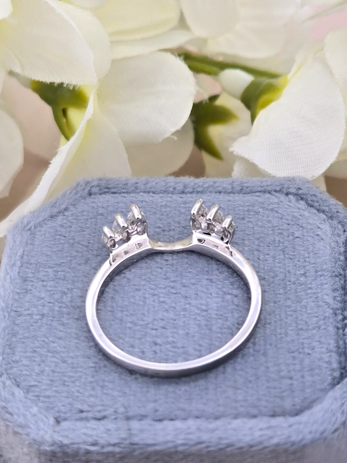 Janine | 14k White Gold | Natural Diamond | Ring