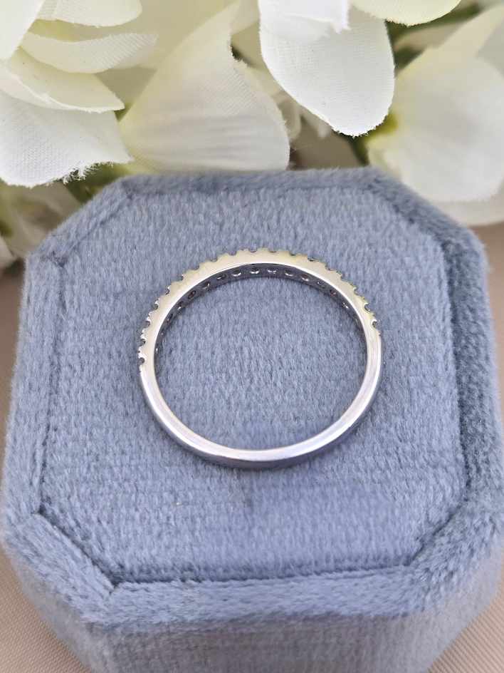 Ann | 14k White Gold | Natural Diamonds | Ring