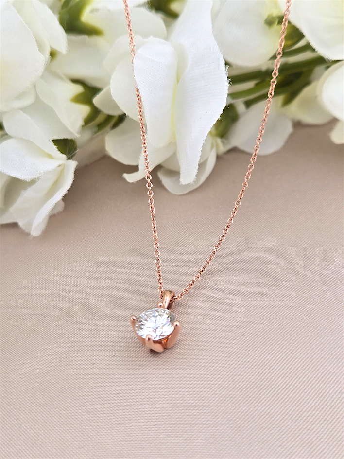 Ariella | 14k Rose Gold | Lab Diamond | Necklace