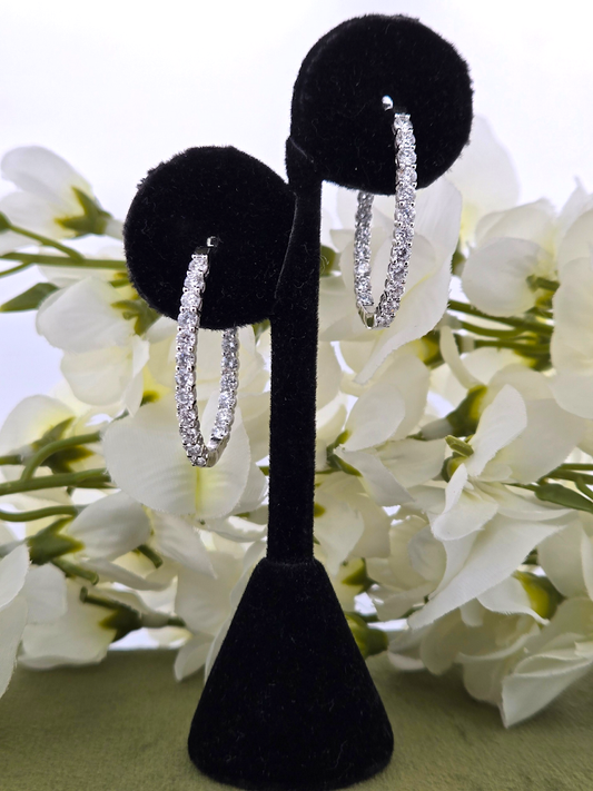 Lottie | 14K White Gold | Lab Diamonds | Earrings