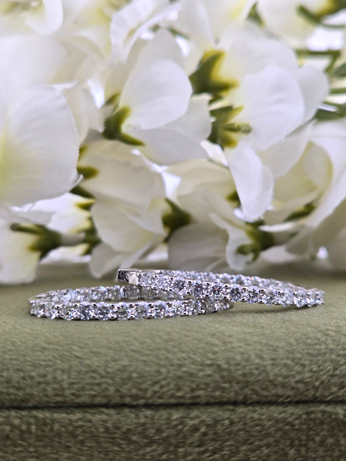 Lottie | 14K White Gold | Lab Diamonds | Earrings