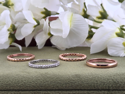 Layla | 14k Rose Gold | Natural Diamond | Rings