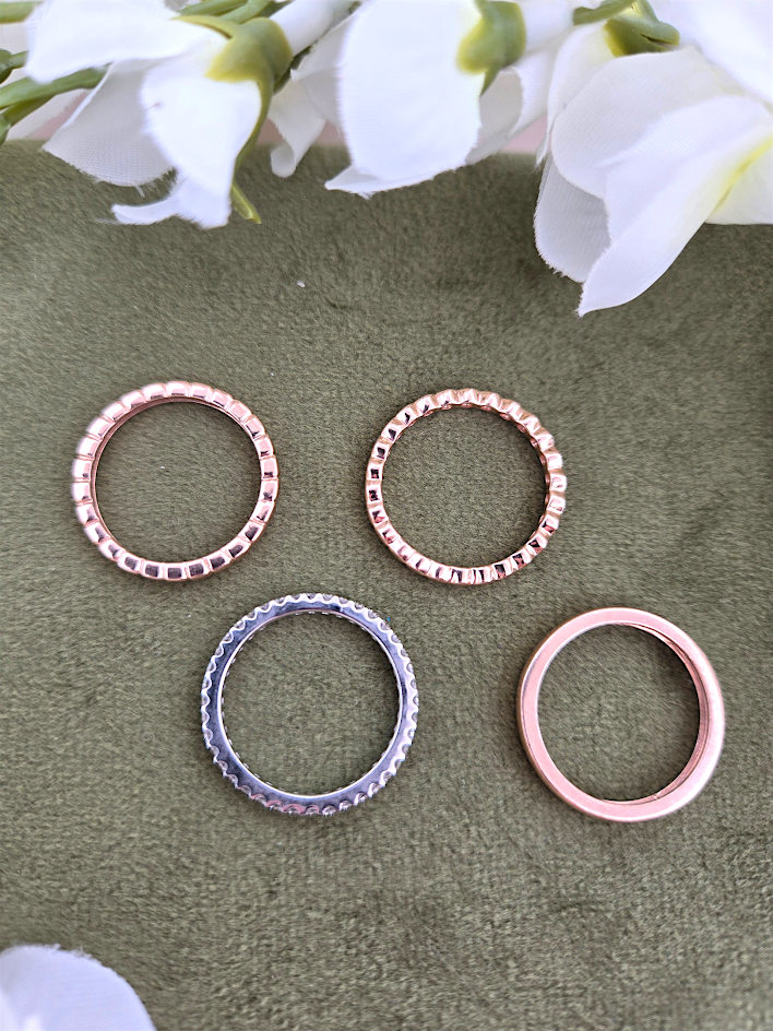 Layla | 14k Rose Gold | Natural Diamond | Rings