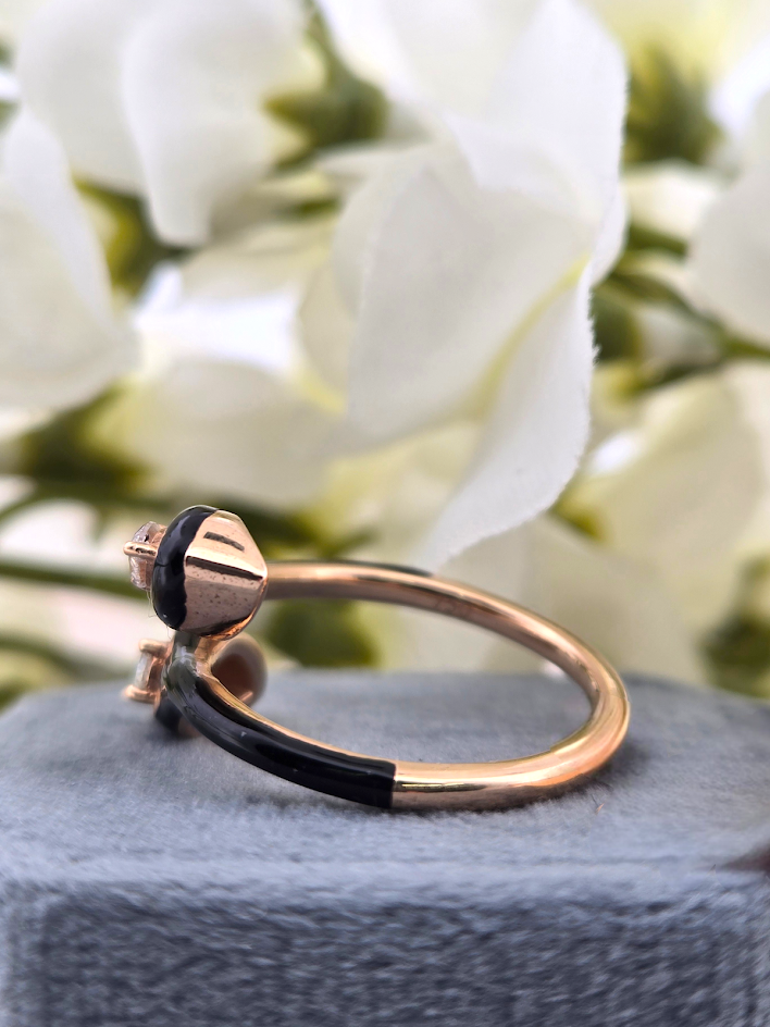 Lina | 18k Rose Gold | Natural Diamond | Ring