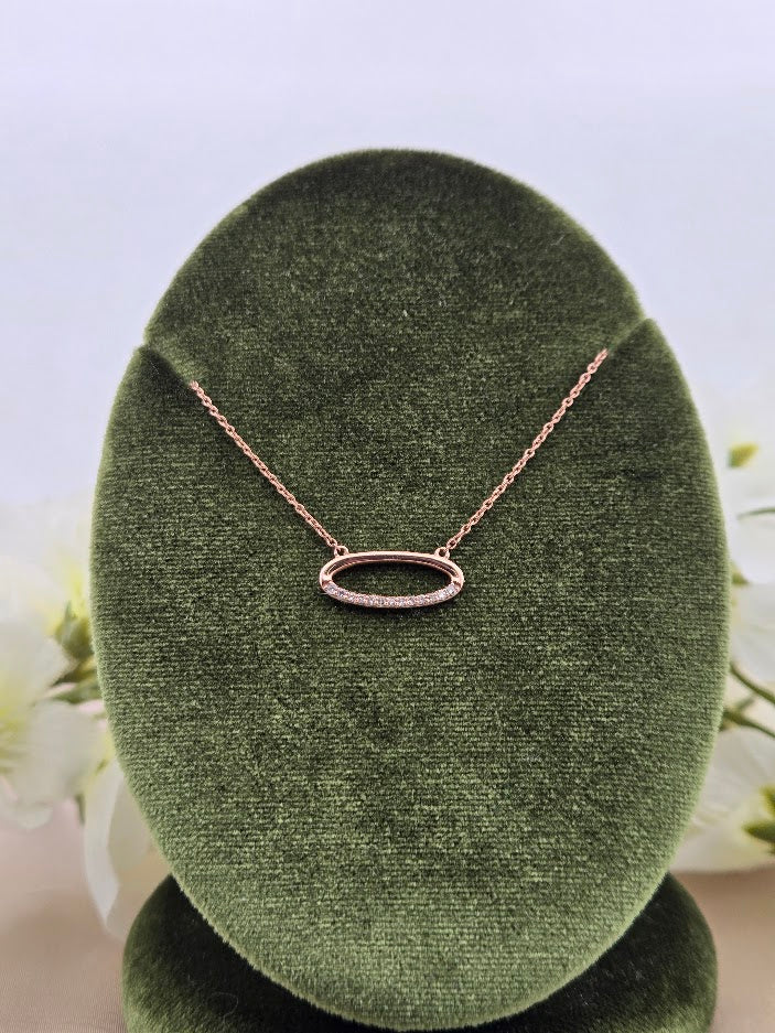 Ginny | 10k Yellow Gold | Natural Diamond | Necklace